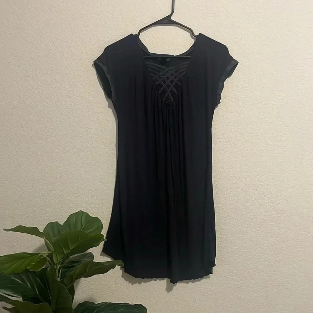 Midnight Carole Hochman navy blue night shirt Small